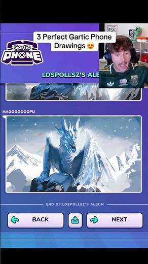 PERFECT Ice Dragon Drawing in Gartic Phone