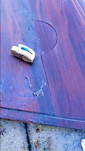 Deep Clean on Teak Table