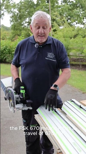 Get to know your FS and FSK guide rails when using the new cordless circular saw HKC 55 K!