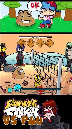 FNF: Vs Pou Remastered [Part 2] #shorts