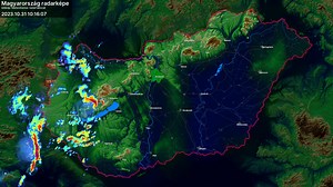 ⛈Szupercella vágtat át a Bakonyon👉https://www.idokep.hu/radar Képek, videók hamarosan | Időkép