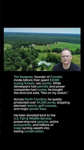 Tim Sweeney Spent $200M on Forests: The Billionaire Move Nobody Expected