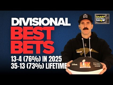 (35-13, 73%) NFL Divisional Playoffs Best Bets & Player Props | Sharp Football Show