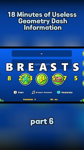 18 Minutes of Useless Geometry Dash Information
