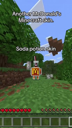 McDonald’s Minecraft Skin and Soda Potion Guide