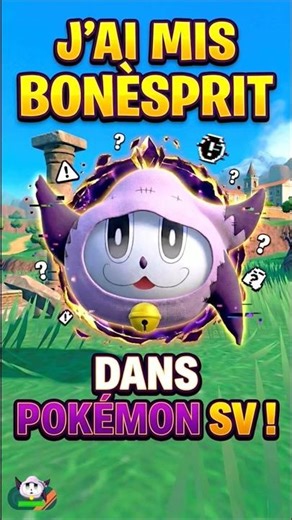 My Spirit Pokémon in Pokémon Scarlet & Violet!? #pokemon #fakemon #pokemonart #shorts #short