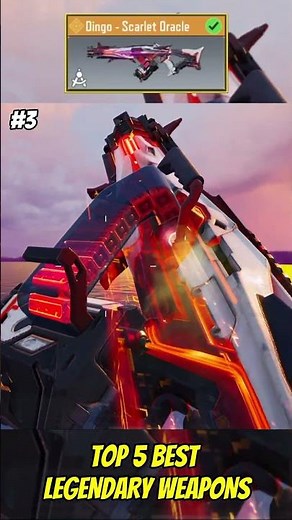 Top 5 best Legendary weapons in CODM
