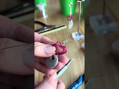 How to Make a Wire Wrapped Connector for Earrings/Keyrings