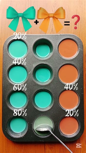 Color Palette | Serene Pop : Aqua Fresh × Warm Peach Harmony#colorpalette#colormixing#colormix#art