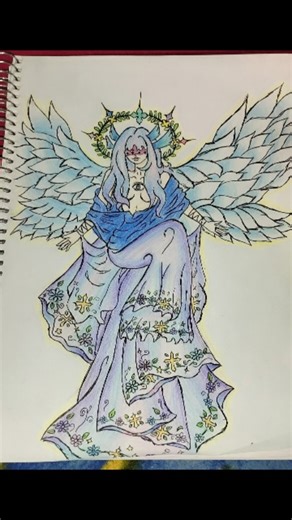 Yaya Pamy on Instagram: "How to draw an angel 😇👼"