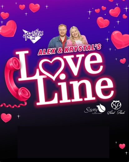 Ash was our last winner for Love Lines, scoring a beautiful prize pack just in time for Valentines Day! ❤️ Thanks to @stemsflowermarket & @sweetpeach.cc | 103.1 Power FM Ballarat