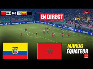 🔴EN DIRECT : Maroc vs Équateur | eFootball PES 21 Simulation Gameplay PC