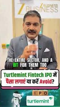 Turtlemint Fintech IPO Review: Apply or Stay Away? Anil Singhvi analysis