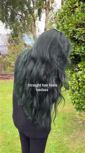 Straight or wavy? Colour is (use code SHEGO) juniper green • • • #aesthetic #vibes #women