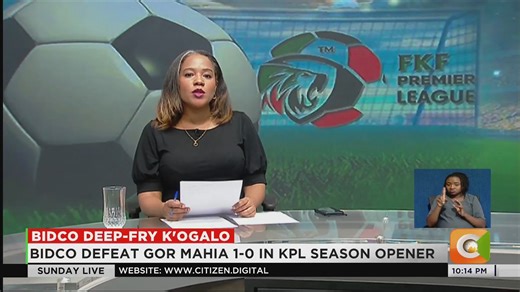 Bidco Deep-Fry K'ogalo: Bidco defeat Gor Mahia 1-0 in KPL season opener Newtone Ochieng scored the winning goal for Bidco Shabana FC beat APS Bomet 4-2 at Gusii Stadium #CitizenSundayLive | Citizen TV Kenya