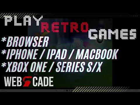 WebRcade - Play retro games on your browser - Iphone - Ipad - Xbox Series S/X