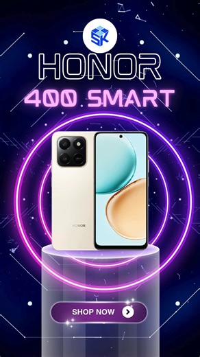 Meet the Honor 400 Smart! 🔥✨ Your new everyday hero with a sharp 108MP camera, smooth 6.7" display, big 5000mAh battery, and fast performance for all-day use. Slim, stylish, and built to keep up with your pace. 💛📱 Upgrade your daily experience now! Tap the link below to shop the Honor 400 Smart! 👇🛒 🔗 https://skuk.co.uk/honor-400-smart.html #Honor #Honor400 #Smartphone #Android #Tech #Deals #Mobile #Gadgets #Trending #Sale #Shopping #SKUK | SKUK