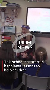 A happiness teacher has been brought in to help school children deal with the mental health impact of the Covid-19 pandemic and lockdown. Staff at Riverside Primary School, Birkenhead said some children had become anxious and needed extra help. | BBC Manchester