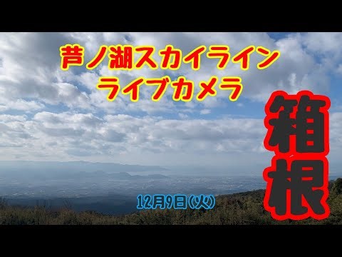 フジビューライブカメラ配信 12月9日 📷 Hakone-Ashinoko Skyline Live Camera December 9