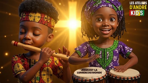 JÉSUS EST LA LUMIÈRE DU MONDE ✨ | Chanson Afrobeat Gospel pour Enfants . Les Ateliers d'André | Les Ateliers d'André