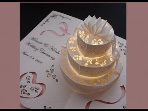 Wedding Invitations Pop Up Card Ideas