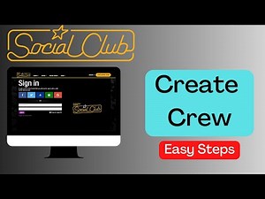 How to Create a Crew on Rockstar Social Club