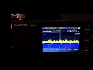 Malachite DSP v5 with Donut Antenna: 40m reception