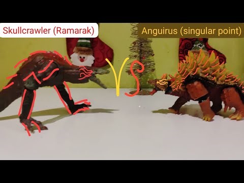 Skullcrawler (Ramarak) vs Anguirus (singular point)navidad anguirusgamerinsani #godzilla #anguirus