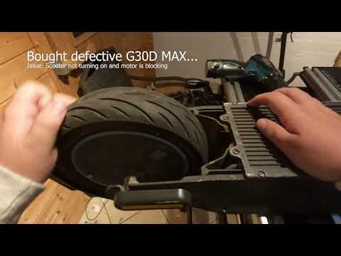 Ninebot G30 Won’t Turn On? How to Fix Blocked Motor