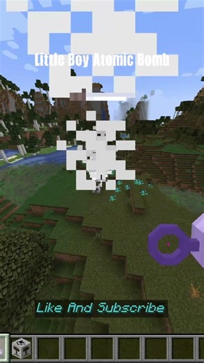 Little Boy Atomic Bomb TNT EXPLOSION!! #minecraft