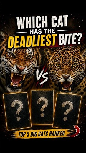 Top 5 Strongest Bite Forces In The Cat Family