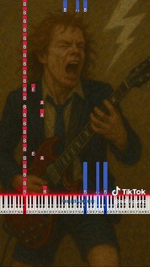 Thunderstruck Piano Tutorial - Learn ACDC's Hit