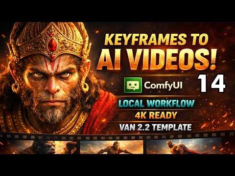14 ComfyUI Image to Video Tutorial | Convert Keyframes into AI Videos Locally