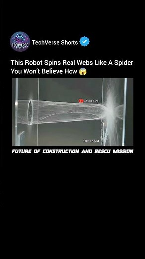 Spider Robot That Spins Real Webs 😱 |#shorts#robot