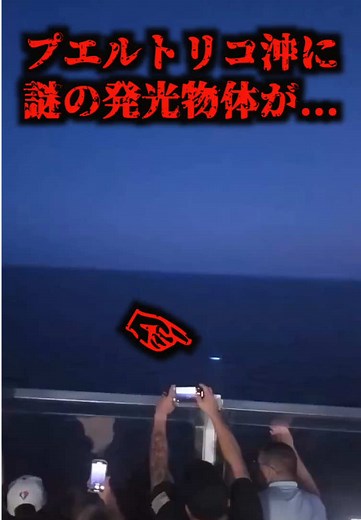 クルーズ船で撮影された未確認生物の映像とは？