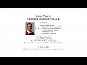 ICA 1.1b-1.5 - Independent Component Analysis (34 min)
