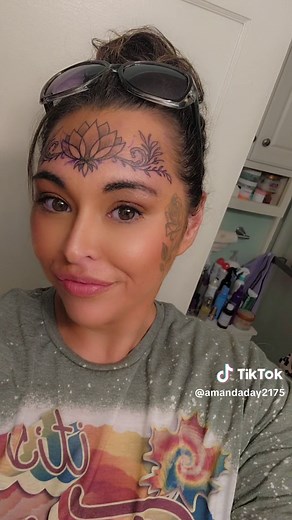 Stunning Forehead Mandala Tattoo: Completing My Look