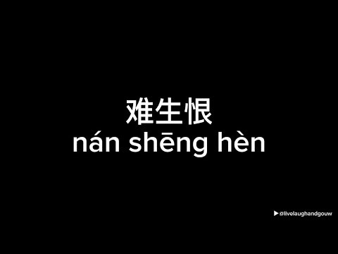难生恨 (nan sheng hen) - 礼越 (Lyric Video)