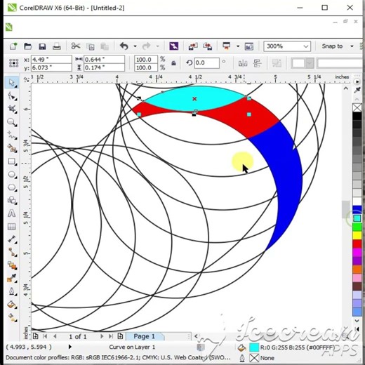 Coral Draw Flower Desgin || Flower Desgin बनाना सीखे || #graphicdesign#flowerdesign #coral