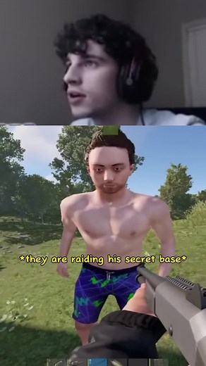 Bro actually believed that there was a hacker😭😭#rust #gaming