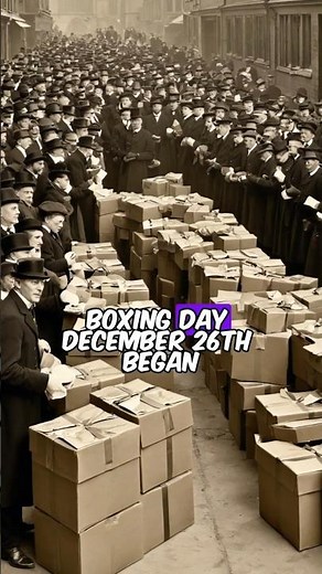 How Boxing Day Went From Giving to Shopping #evolution #traditions