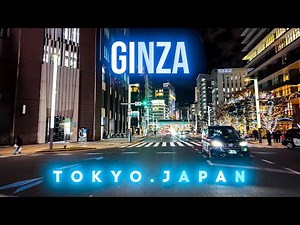 Tokyo Night Drive: Capturing the Stunning Streets of Ginza 🚗🌃