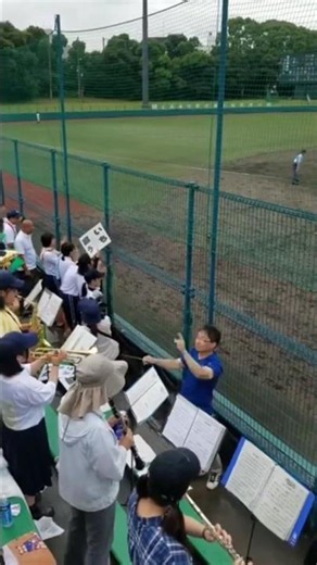 山本リンダ『狙いうち』の楽曲を演奏する大淀高校の吹奏楽部の皆さん【高校野球☆応援】