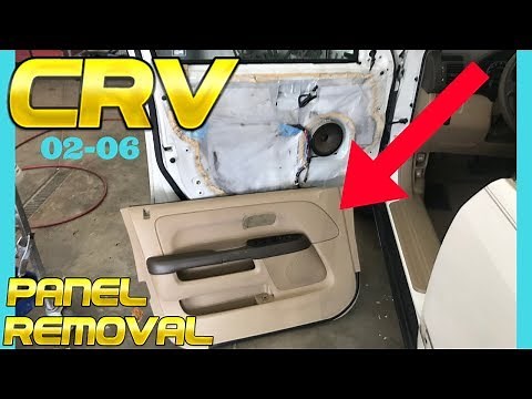 2002 2003 2004 2005 2006 Honda CRV Front Door Panel Trim Removal How to Remove Replace Install