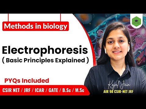 Unit-13| Electrophoresis | Basic principle| Types | Agarose Gel | CSIR-NET JRF II