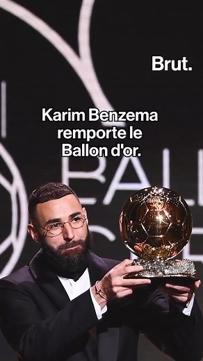 235K views · 3.1K reactions | Karim Benzema remporte le Ballon d’or. | Brut | Facebook