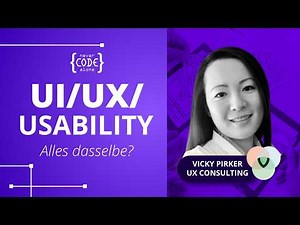 UI, UX & Usability – are they all the same? And what does that have to do with AI? With Vicky Pirker