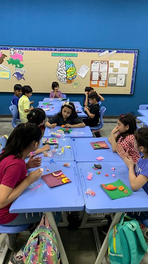 On the second day of summer camp, our budding artists gathered...