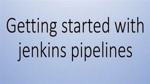 Udemy - Getting started with Jenkins pipelines