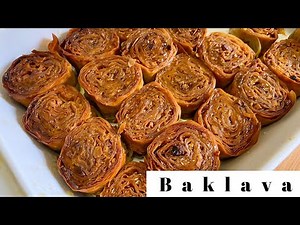 Baklava Recipe || Baklava Rolls || Baklava